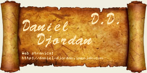 Daniel Đordan vizit kartica